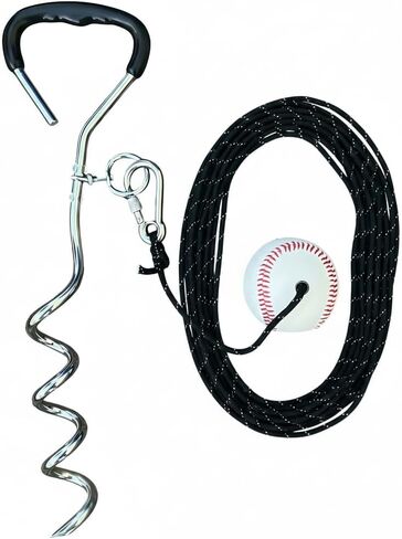 Baseball & Softball Swing Trainer – Practice Your Swing in The Backyard with a Real Ball & Get 50 Feet of Flight Feedback Ages in Kuwait