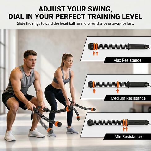 Cordless Ropeless Battle Ropes for Home Gym, Adjustable Weights Portable Battle Ropes with Storage Bag, Exercise Equipment for Strength Training, Aerobic Exercise, Men& Women,Black in Kuwait