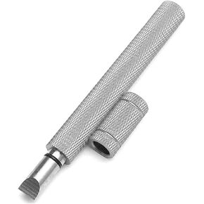 Golf Club Cleaner Non Slip Golf Groove Cleaning Tool Iron Regrooving Sharpening Brush with Ergonomic Handle Function Suitable for Sports Training Daily Maintenance, Silver in Kuwait