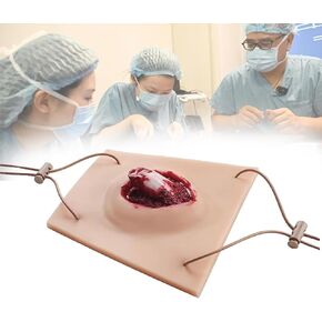 Limb Open Model Fracture Training Model, Reusable Wearable Trauma Mannequin Module, Replicating Wound Morphology, for Fracture Wound Bandaging Suture Training and First Aid Practice in Kuwait