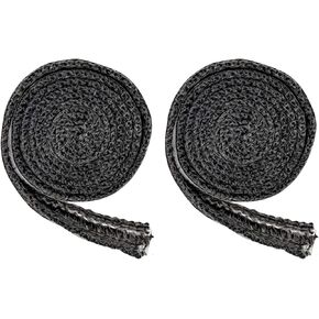2X Flat Oven Gasket, 78.74" Fiberglass Flat Gasket Tape Fireplace Sealing Cord Oven Gasket Tape, for Window Fireplace Oven Oven Glass in Kuwait