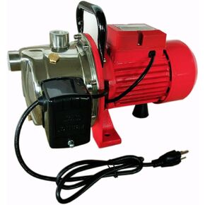 1HP 115/230V Dual Voltage Self-Priming Jet Pump Stainless Steel Cast Aluminum Household Water Pump With Adjustable Pressure Switch Thermal Overload Protection Indoor Water Supply Booster Pump in Saudi Arabia