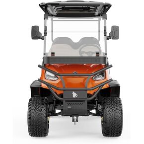 6-Seater Electric Shuttle Golf Cart 48V 5KW IP67 Waterproof - 25MPH Top Speed 50-60km Range with LED Lights, Disc Brakes & 5-Hour Quick Charging in Saudi Arabia