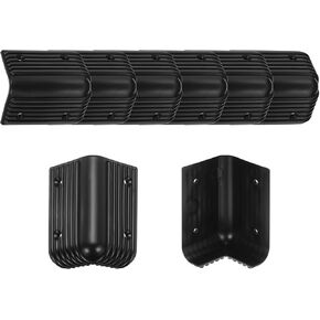 MECCANIXITY 4 Pcs Speaker Cabinet Corners Protector 40x40x79mm Plastic Stackable Guard Wrap Angle Case Edge Box Protection for Stage DJ Audio Sound Case in Kuwait