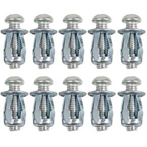Hollow Wall Anchors, M4 Carbon Steel Drywall Anchors Kit, Heavy Duty Hollow Door Anchors and Petal Nuts for Thin Walls, Hollow Doors, Aluminum Cladding and Iron Sheet, 10 Pcs in Kuwait