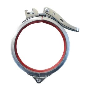 Milageto Adjustable Pipe Clamp Quick Release Accessories Industrial Lightweight Heavy Duty Easy to Install Sturdy Duct Clamp Hose Clip, Inner Diameter 159mm in Kuwait
