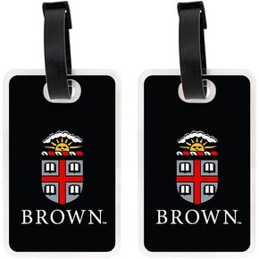 علامة الأمتعة لجامعة Desert Cactus Brown - بطاقة تعريف السفر الرسمية من BU Bears المكونة من قطعتين لحقائب السفر والحقائب والحقائب المحمولة (عبوة من عبوتين من علامة الأمتعة الأكريليك A) in Kuwait