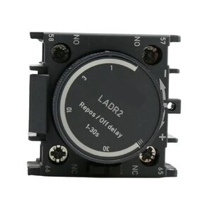 1PCS Relay Module Black LADR2 1-30S Time Delay Block Off Delay LA-DR2 Power Outages Delay for Contactor in Kuwait