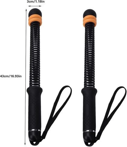 Weighted Battle Ropes, 2 Pack Portable Cordless Ropeless Battle Ropes for HIIT & Cardio, Full Body Workout Tool with Non Slip Handles, Travel Friendly Home Gym Equipment in Saudi Arabia