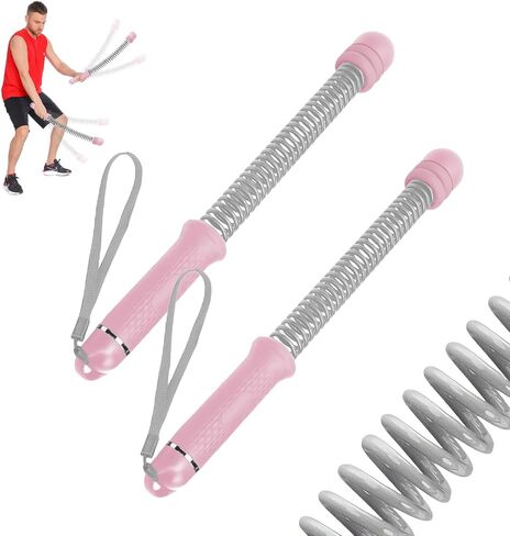 Weighted Battle Ropes, 2 Pack Portable Cordless Ropeless Battle Ropes for HIIT & Cardio, Full Body Workout Tool with Non Slip Handles, Travel Friendly Home Gym Equipment in Saudi Arabia