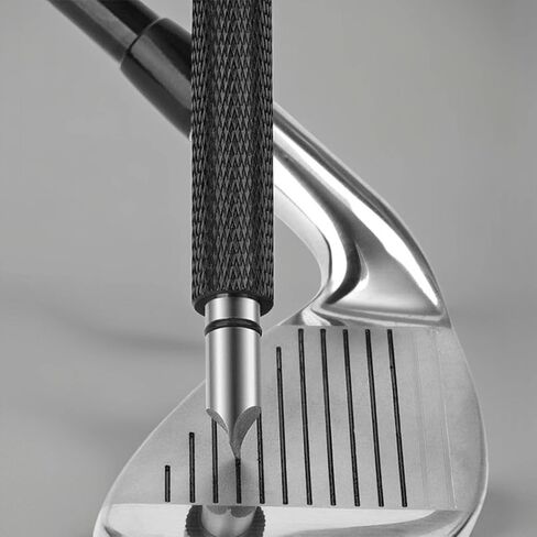 منظف ​​نادي الجولف غير قابل للانزلاق أداة تنظيف أخدود الجولف فرشاة شحذ الحديد مع وظيفة مقبض مريح مناسبة للتدريب الرياضي والصيانة اليومية، أصفر in Kuwait