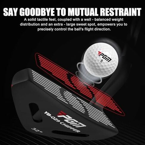 PGM 35" Golf Club Chipper 32° for Right Handed and Golf Glove Men Left Hand for Right Handed Golfers Large in Kuwait