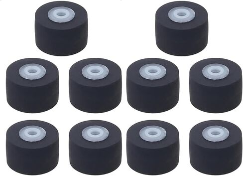 10-Pack Cassette Deck Pinch Roller 10mm Tape Recorder Pressure Belt Pulley Wheel Rubber Playback Component Repair Part in Saudi Arabia