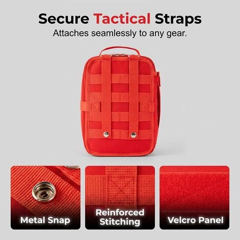 Oxford Cloth Medical Organizer Bag for Travel, Medical Bag Empty, Smart Modular Organization for Home, Travel, Camping, Car, Hiking & Outdoor Emergencies, Emergency Medical Kits in Kuwait