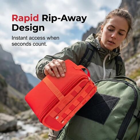 Oxford Cloth Medical Organizer Bag for Travel, Medical Bag Empty, Smart Modular Organization for Home, Travel, Camping, Car, Hiking & Outdoor Emergencies, Emergency Medical Kits in Kuwait