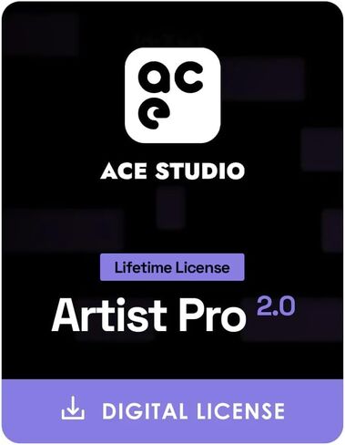 Ace Studio Artist Pro 2 Lifetime - استوديو موسيقى AI للمحترفين [بطاقة التنزيل] in Kuwait