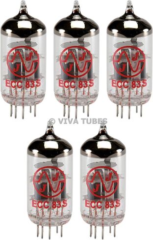 مكاسب جديدة مطابقة الخماسية (5) JJ Electronics Tesla 12AX7 ECC83-S أنابيب مفرغة in Kuwait