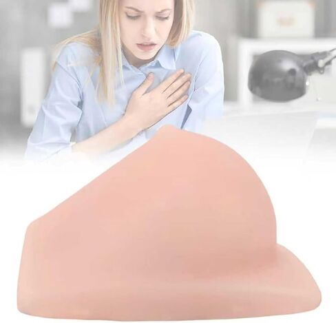 Professional Breast Lump Training Model, Ultrasound Guided Puncture Biopsy Simulator, Soft Silicone Phantom with Multi-Size Simulated Lumps, Reusable Design for Medical School Education in Kuwait
