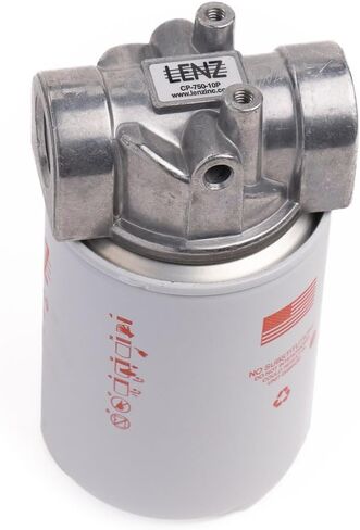 مجموعة مرشح LENZ الصناعية الدوارة CP-750-10P - ترشيح 10 ميكرون - ضغط أقصى 100 رطل لكل بوصة مربعة، معدل تدفق 20 جالونًا في الدقيقة، منفذ NPTF 3/4 بوصة، إعداد تجاوز 15 رطل لكل بوصة مربعة، متوافق مع السوائل المعتمدة على البترول in Kuwait