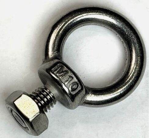 (2) اثنان من الفولاذ المقاوم للصدأ 304 M10 x 18mm Lg مسمار بعروة لتعليق مكبرات الصوت in Kuwait
