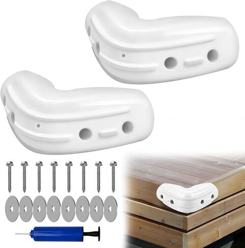 Corner Dock Bumper Fender, Marine Corner Dock Fender Bumper, Soft Dock Bumper Guards Dock Bumpers Dock Corner Side Edge for Boat Docks in Kuwait
