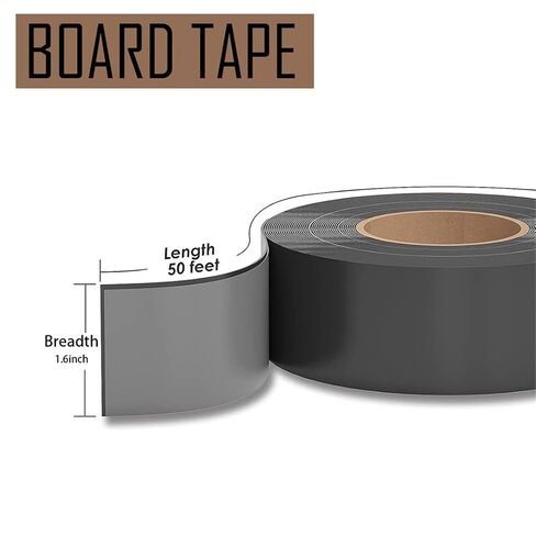 Deck Joist Tape Waterproof Seal 1.6" X 50ft Butyl Flashing Tape Weather Resistant Joist Tapes for Decking Beams Wood Roof in Kuwait