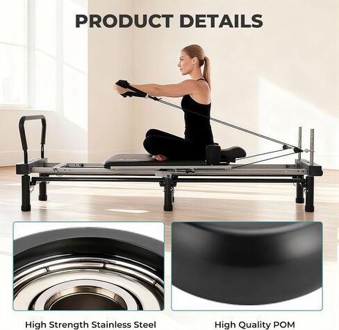 Roller Wheels for Aero Pilates Reformer, Replacement Roller Wheels for Pilates Reformer Machines, Smooth and Quiet Glide in Kuwait