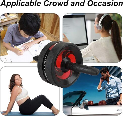 Abdominal Roller AB Roller Wheel Muscle Trainer for Arms Back Belly Central Body Shape Training Fitness Exercise Gym Accessory in Kuwait