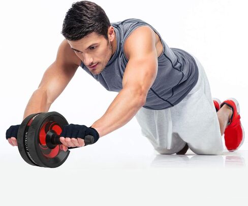 Abdominal Roller AB Roller Wheel Muscle Trainer for Arms Back Belly Central Body Shape Training Fitness Exercise Gym Accessory in Kuwait
