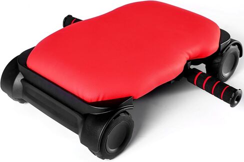 RedSwing Automatic Rebound Abdominal Wheel, 4-Wheel Roller Abdominal Trainer, Core Workout Ab Roller Wheel for Plank, Red in Kuwait