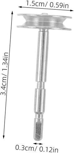 Cabilock 6pcs Music Box Transmission Shaft Accessory Metal Insert Shafts with Wear-Resistant and High-Precision Performance for Music Box Mechanism Repair and Custom Musical Movement in Kuwait
