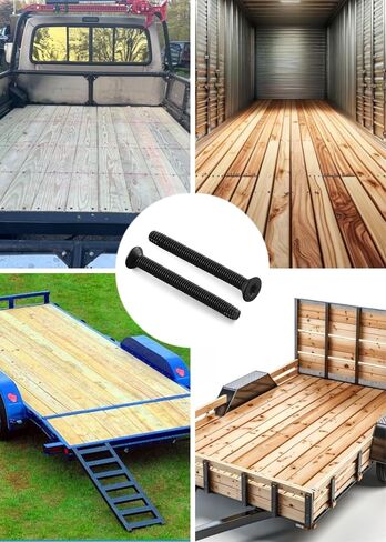 300 الكمية 5/16-18 × 2-1/2 بوصة براغي سطح المقطورة ذاتية التنصت، قطع الخيوط ومسامير سطح المقطورة، متوافقة مع الأخشاب الصلبة والمعادن، رأس مسطح، النوع F، فوسفات أسود، T40 Torx و9/32 مثقاب in Kuwait