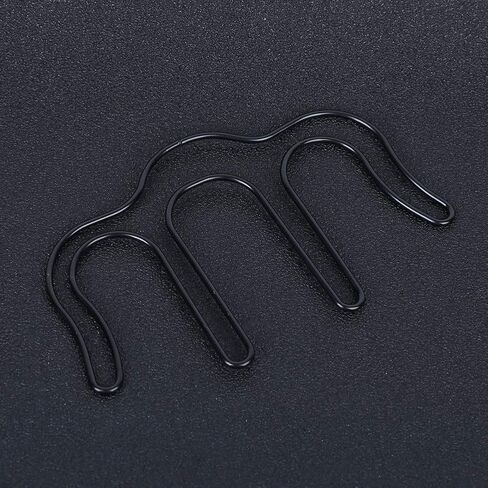 2PCs Music Note, Metallic Iron Book Page Holder for Musical Instruments, Lightweight Portable with Moderate Clamping Force, for Sheet Music Books and Performances (Black) in Kuwait