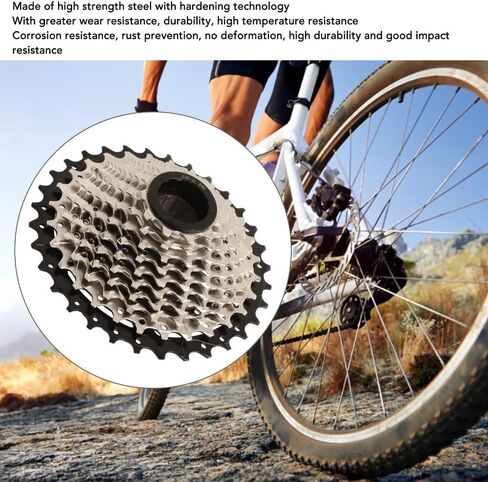 Bicycle Freewheel 11-32T – High-Strength Steel Replacement Cassette for Mountain & Road Bikes | Lightweight Hollow Design with Smooth Shifting in Saudi Arabia