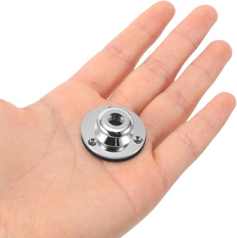 LIFKOME Silver Guitar Bass Pickup Tail Pin Metal Construction and Mounting Screws with Three-hole Design for Easy Installation, Enhances Tone for Electric and Acoustic Guitars in Kuwait