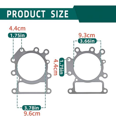 Mower Spare Accessories Engine Valve Gasket Kit for Briggs & Stratton 310707, 310777, 311707, 311777, 312707, 312777, 313707 Mower Accessory in Kuwait