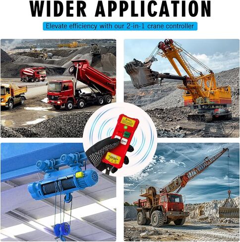 2 in 1 Crane Remote,12-24V Wireless Dump Trailer Remote,Wireless Crane Remote Wire Dump Trailer Remote Industrial Controller Hoist Truck Up-Down Switch Control Station in Kuwait