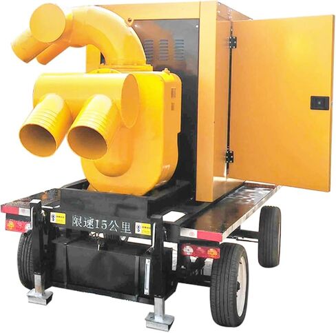 Industrial Grade Mobile Flood Control Pump Large Capacity Self Priming Pump for Roads, Tunnels & Sites Easy Operation Portable System for Emergency Rescue & Infrastructure Teams in Kuwait