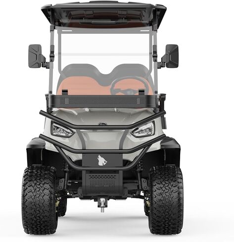 4-Seater Electric Shuttle Golf Cart 48V 5KW IP67 Waterproof - 25MPH Top Speed 50-60km Range with LED Lights, Disc Brakes & 5-Hour Quick Charging in Kuwait