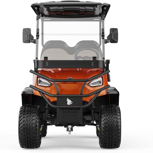 4-Seater Electric Shuttle Golf Cart 48V 5KW IP67 Waterproof - 25MPH Top Speed 50-60km Range with LED Lights, Disc Brakes & 5-Hour Quick Charging in Kuwait