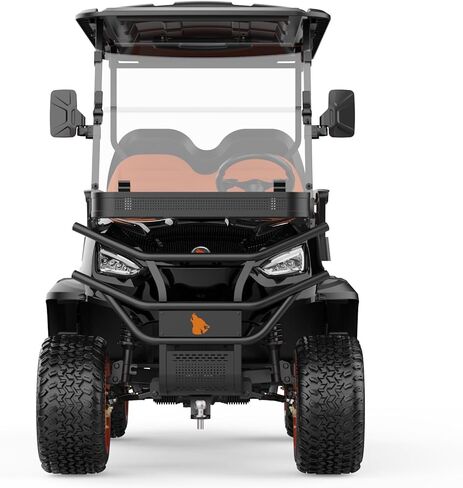 4-Seater Electric Shuttle Golf Cart 48V 5KW IP67 Waterproof - 25MPH Top Speed 50-60km Range with LED Lights, Disc Brakes & 5-Hour Quick Charging in Kuwait