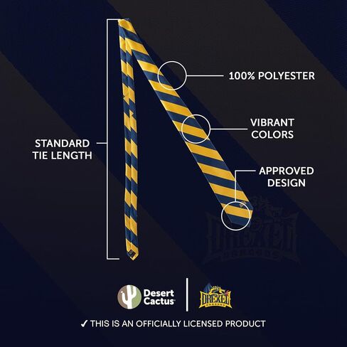 Desert Cactus Drexel University Neck Tie DU Dragons 100% Polyester Necktie with Logo, Officially Licensed (Style A) in Kuwait