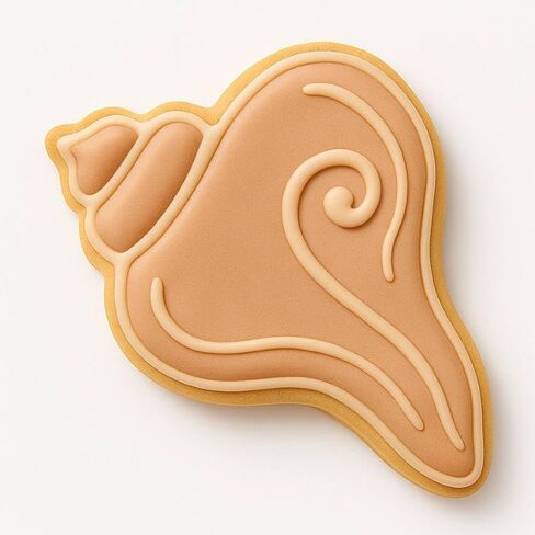 Sandy Beach Seashell Cookie Cutter 4 Piece Set from The Cookie Cutter Shop – Made in the USA in Kuwait