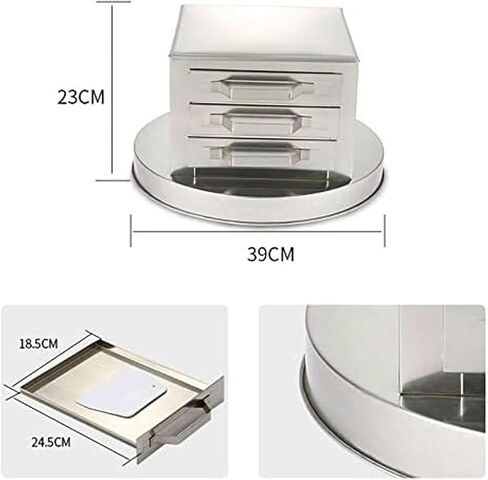 3 Layer Stainless Steel Steamed Rice Rolls Machine, 3-Layer Household Rice Noodle Roll Machine,Steamer Drawer Maker- in Kuwait