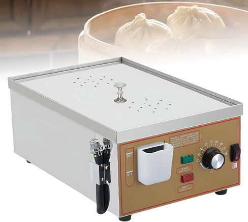 Commercial Steamed Buns Machine, 2/4/6-Hole Electric Food Steamer, Electric Hot Food, 30-110℃ Temperature Adjustment (Two) in Kuwait