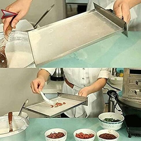 3 Layer Stainless Steel Steamed Rice Rolls Machine, 3-Layer Household Rice Noodle Roll Machine,Steamer Drawer Maker- in Kuwait