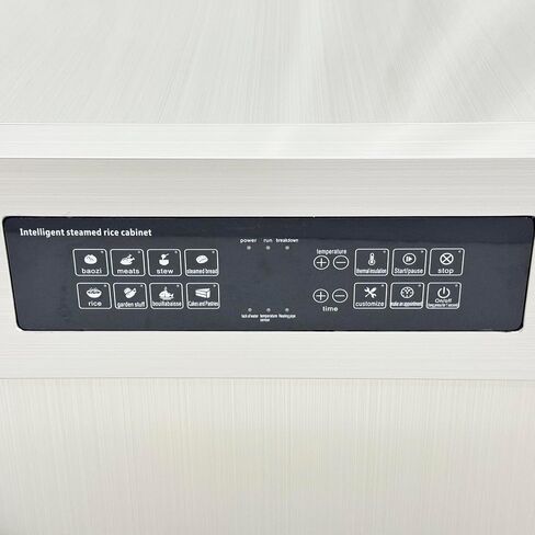 TECHTONGDA Commercial Intelligent Electric Steaming Cabinet 6-Tray 220V 1PH | Electric Steamer for Restaurant Canteen Central Kitchen 46.3LB Rice/39.7LB Flour 360°Circulation with Temp/Time Control in Kuwait
