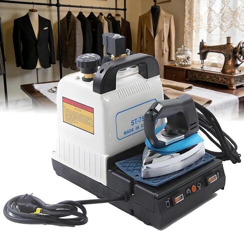 Industrial Steam Iron Boiler Station, 1600w Professional Electric Steam Iron With 2l Water Tank,adjustable Temperature & Pressure Gauge, Efficient Wrinkle Removal, For Dry Cleaning And Home in Saudi Arabia