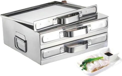 Vermicelli Roll Machine, Rice Noodle Roll Steamer, Stainless Steel Steamer, Can be Used for Steaming Rice Noodle Rolls in Kuwait