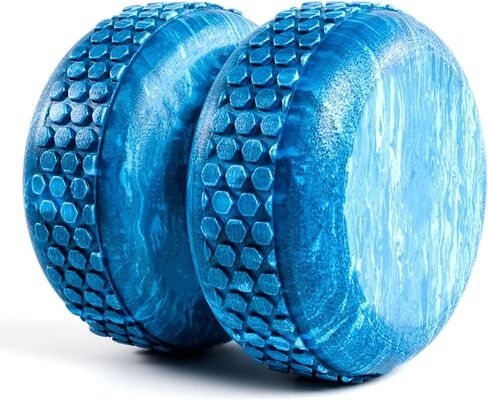 Power Systems Myo-Roller, Textured Roller Massage Therapy Aid for Recovery, Myofascial Release and Spinal Alignment, 6 x 6 Inches, Blue Marble (80675) in Kuwait
